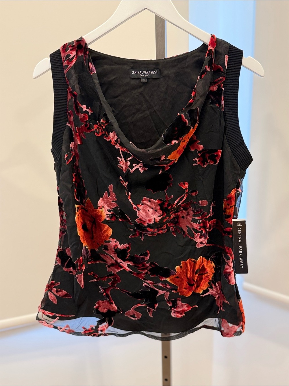 Central Park West Gwyenth Cowl Top